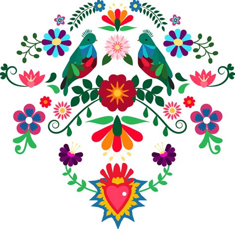 Printable Traditional Mexican Embroidery Patterns